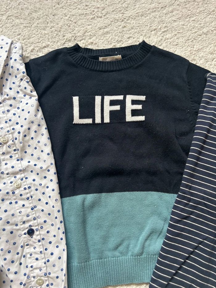 Lot 5 ans polo jean bourget pull LC kids chemise Paul Smith - photo numéro 4