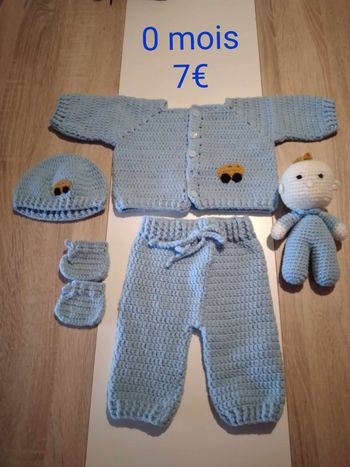 vetements bebe garçon de 0 a 6 mois