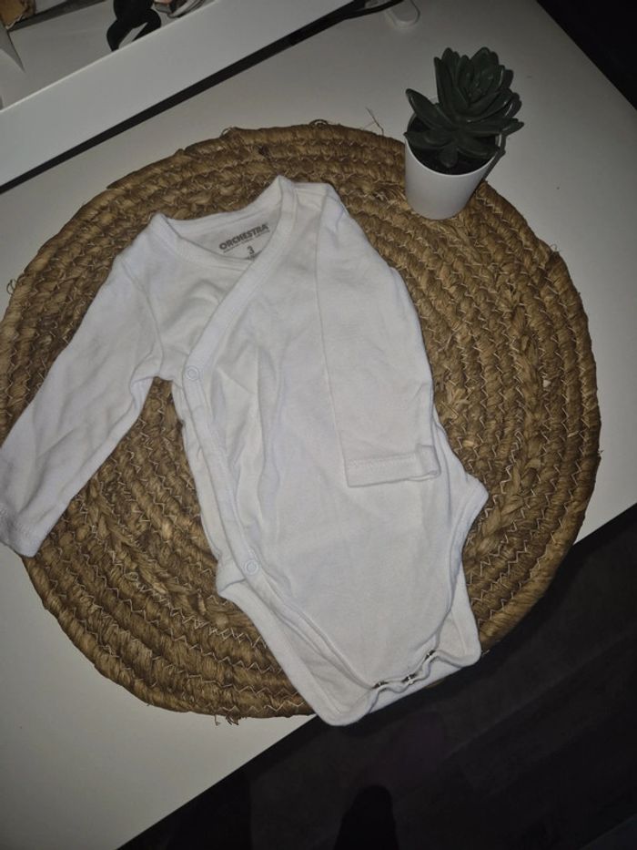 Bodies manches longues fille 3mois