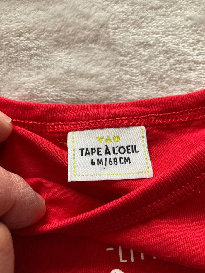 T-shirt manches courtes tape à l’œil 6 mois - photo numéro 4