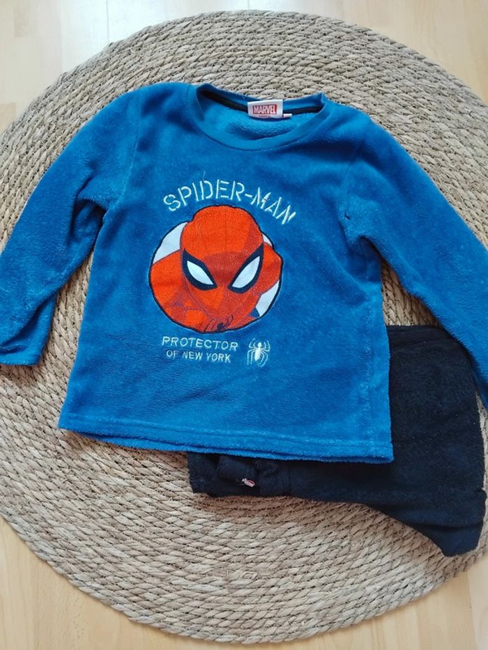 Pyjama chaud et doux Spiderman, 8 ans