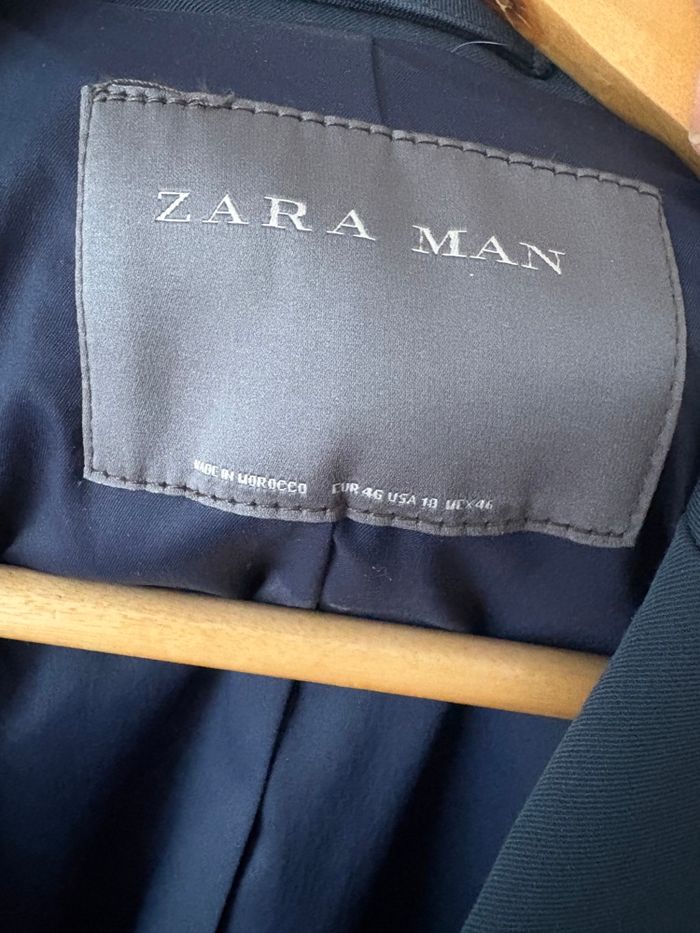 Veste costume Zara Bleu Foncé - photo numéro 2
