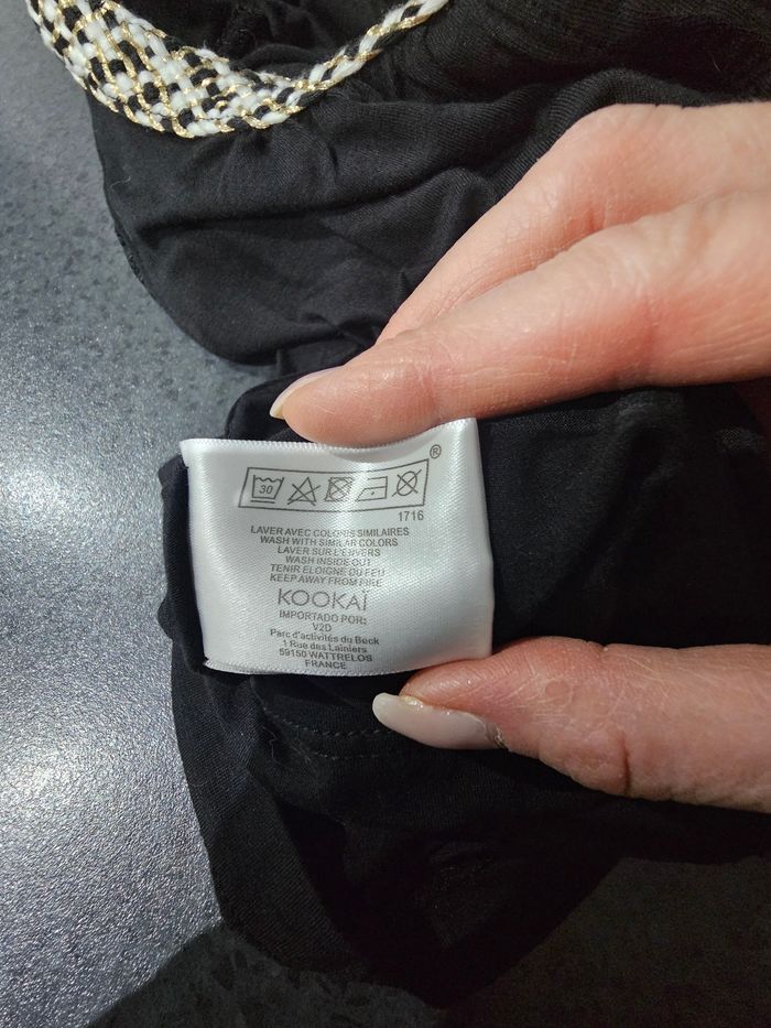 Robe Kookai noire -  taille 42/44 - photo numéro 9