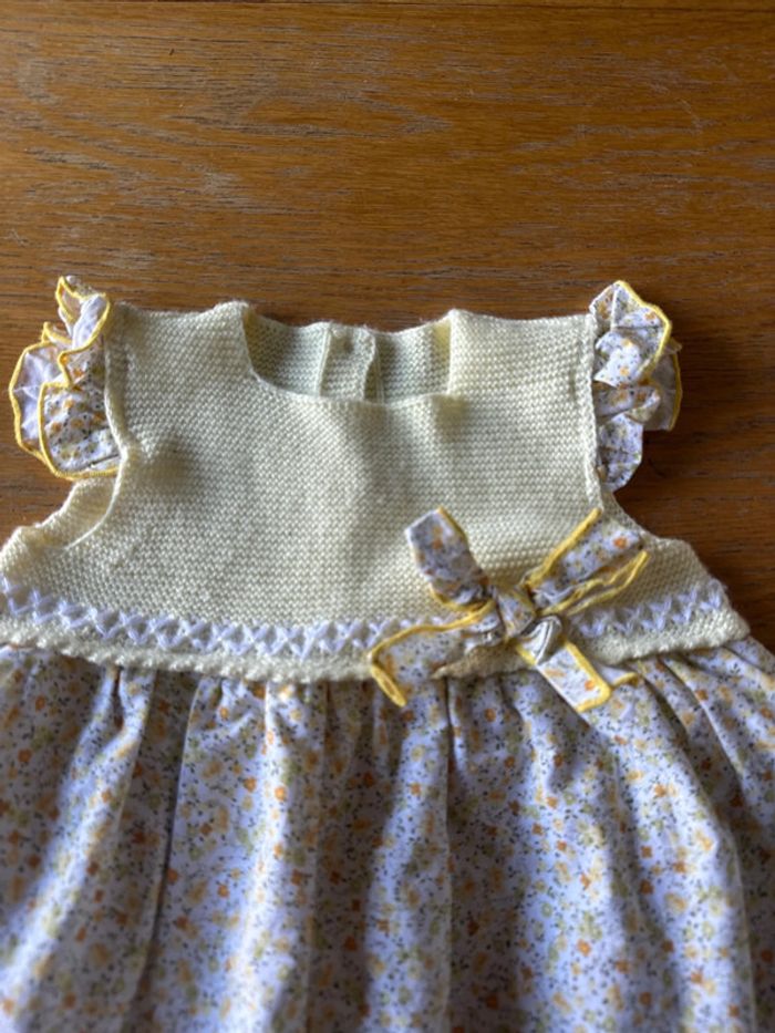 Robe coton et tricot - photo numéro 3