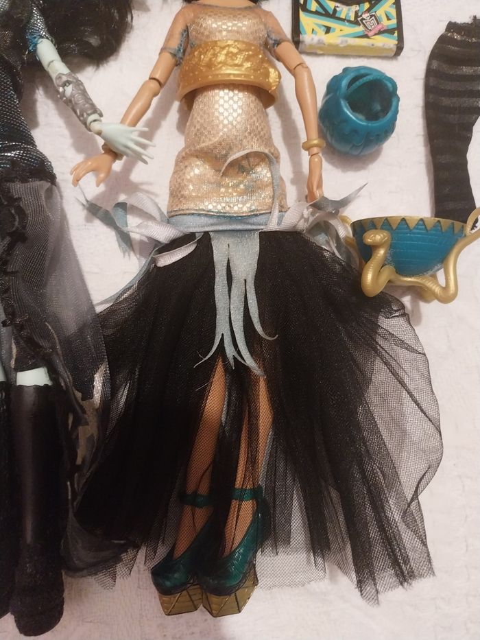 2 Poupées Cleo de Nile et Frankie Stein Ghouls Rules Monster High Mattel 2012 - photo numéro 6