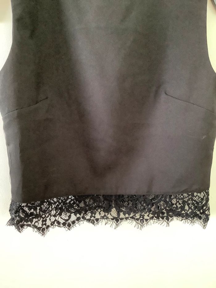 Top court noir dentelle M Outfit book - photo numéro 2