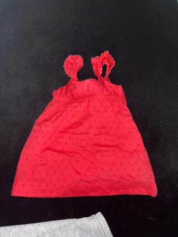 Robe corail/rouge