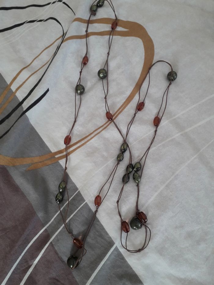 Collier fantaisie femme perle