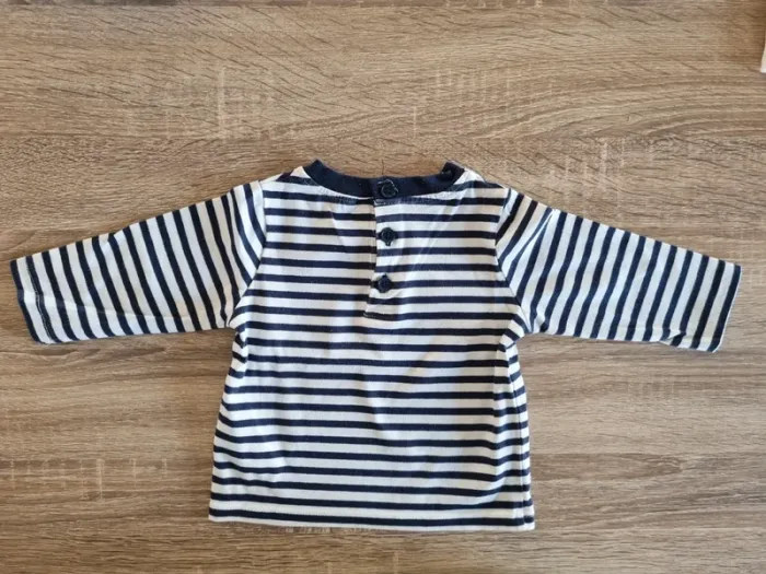 T-shirt marinière manches longues - photo numéro 2