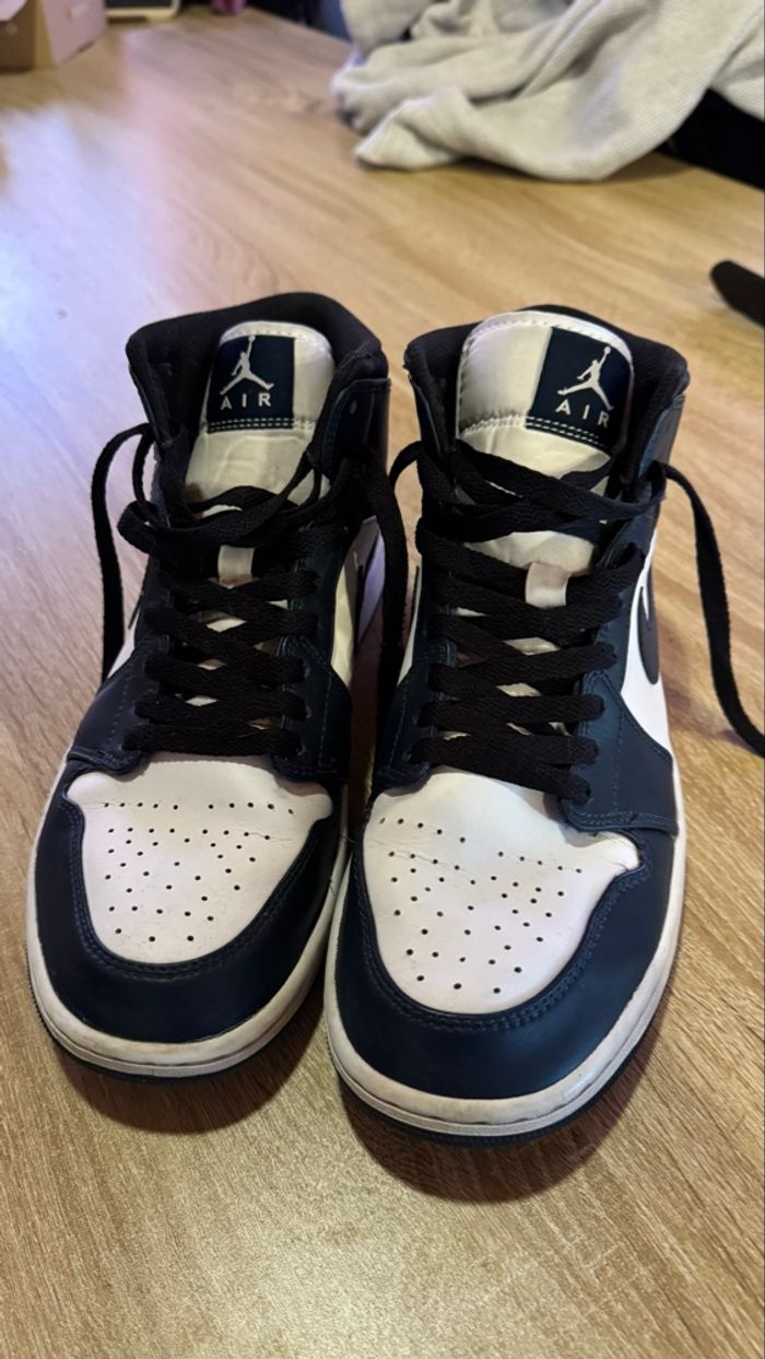 air jordan 1 mid dark teal - photo numéro 4