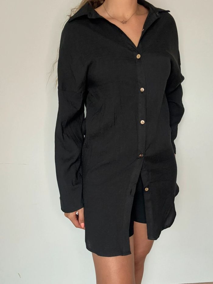 Robe chemise de plage
