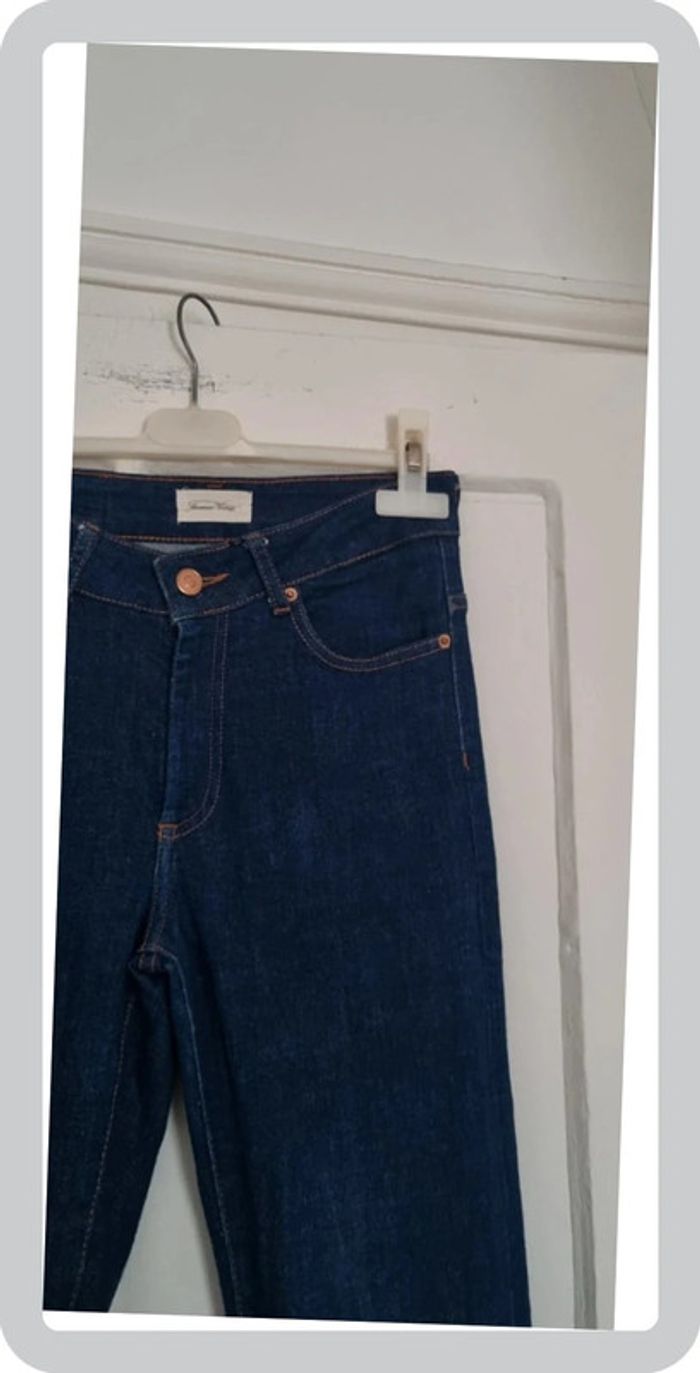 Jean bleu american vintage fitté 27 équivalent à du 36 très bon état - photo numéro 6