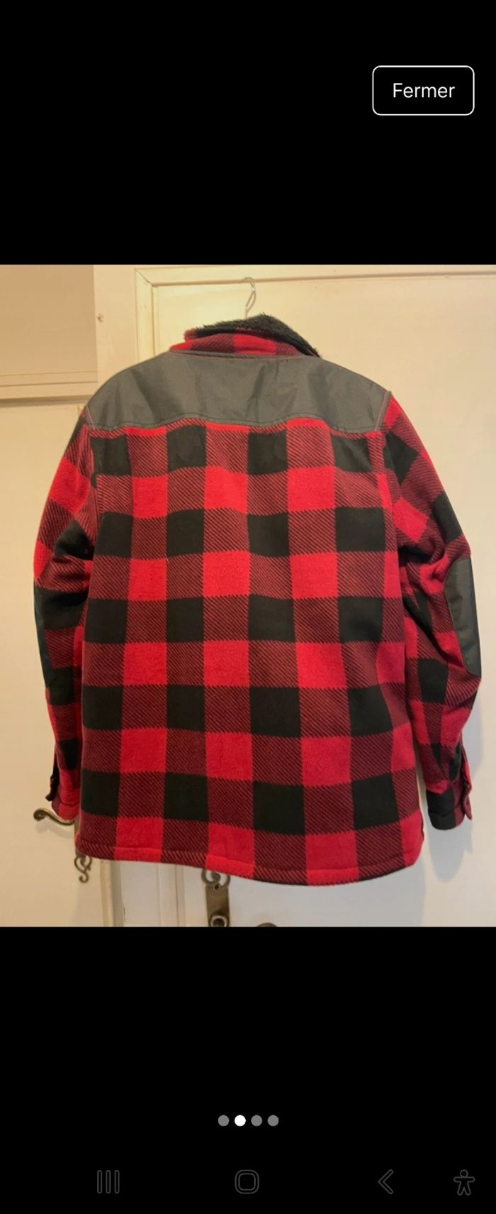 Veste a carreaux mi saison - photo numéro 2