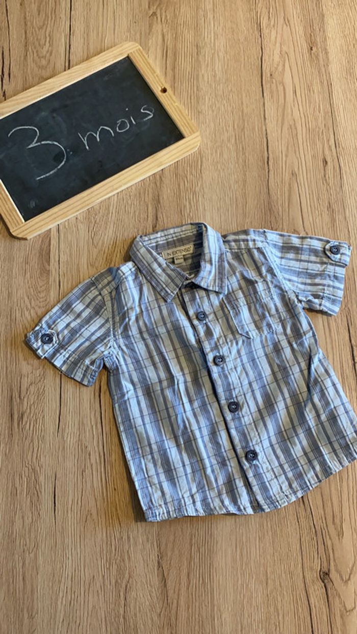 Chemise à carreaux