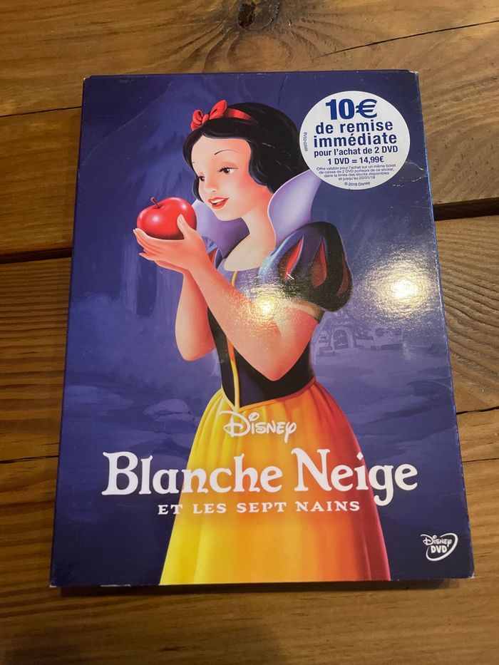 DVD Disney blanche neige
