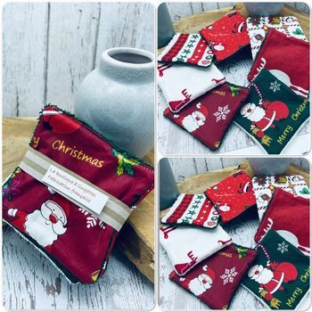 lingettes lavable et réutilisable lot de 7