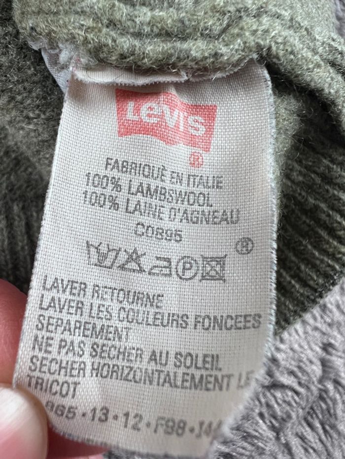 🧶 Pull en laine d’agneau femme Levis Vert Taille S (XL enfant) 🧶 - photo numéro 13