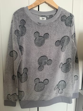 Sweat polaire Mickey taille xs gris bleu très bon état