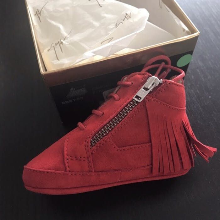 Sneakers cuir suédée  Giuseppe Zanotti