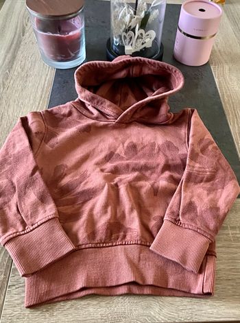 Sweat-shirt  à capuche motif palmier