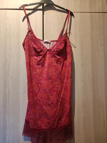 Nuisette orange dentelle Etam t 38