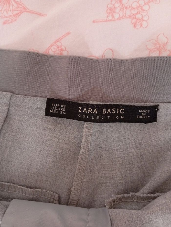 Pantalon gris Zara liseré - photo numéro 5