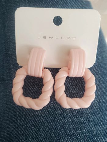 Boucles d'oreilles tendance à clou carré effet vintage