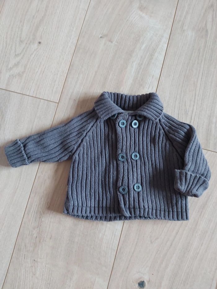 Gilet/manteau garçon Obaidi 3 mois en très bon état (78)