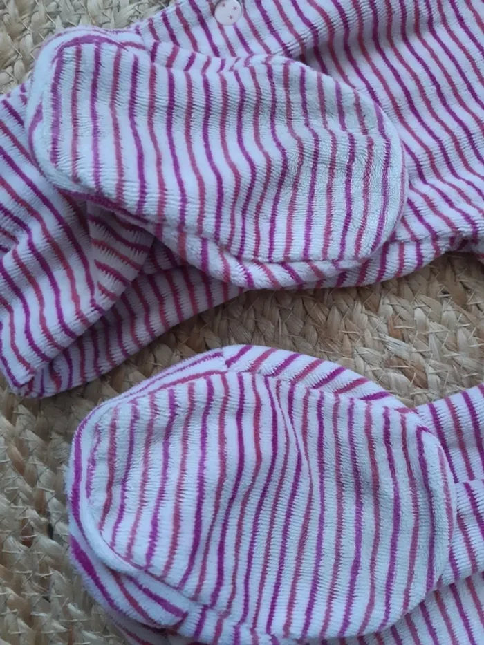 Pyjama rayé lapin Sergent Major 24 mois - photo numéro 5