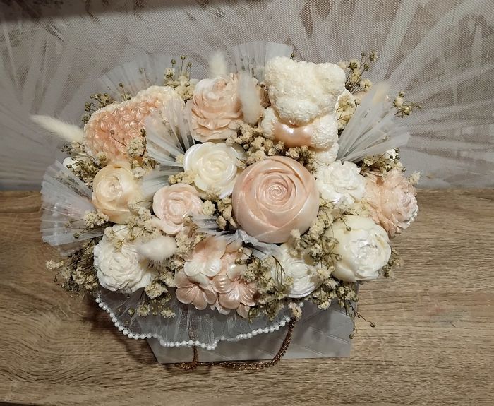 Bouquet en cire parfumée - photo numéro 2