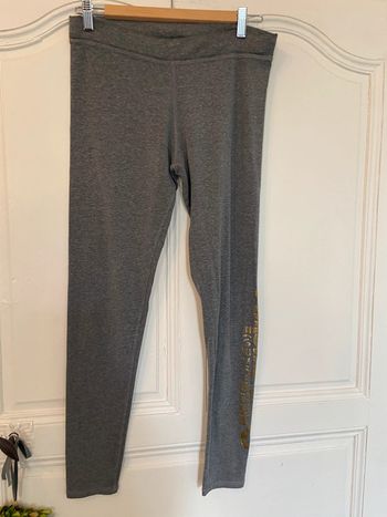 Legging gris chiné logo doré Superdry taille S