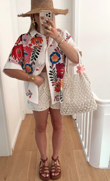 Chemise Fleurie