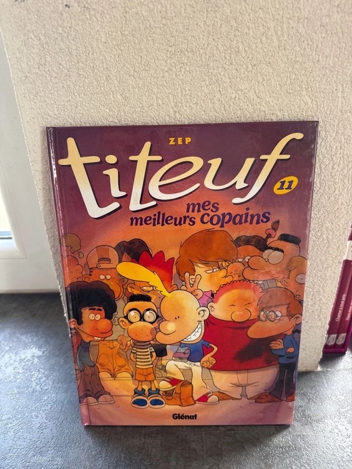 Livre bande dessiné titeuf mes meilleurs copains