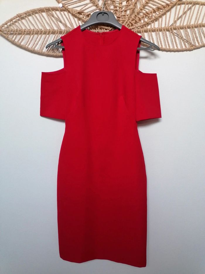Robe rouge Zara XS
