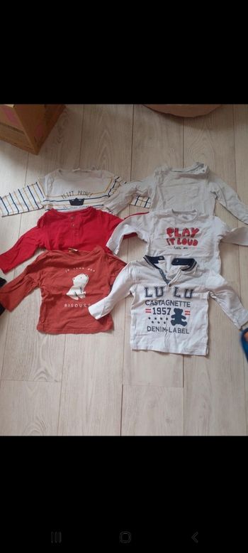 Lot maillot 12mois