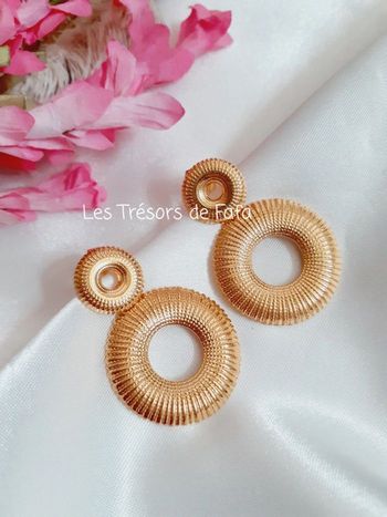 Boucles d'oreilles Alicia en acier inoxydable