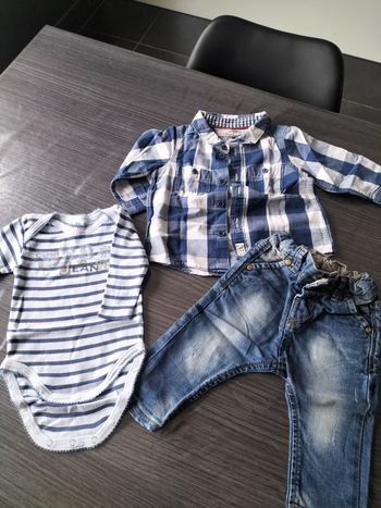 Ensemble jean chemise