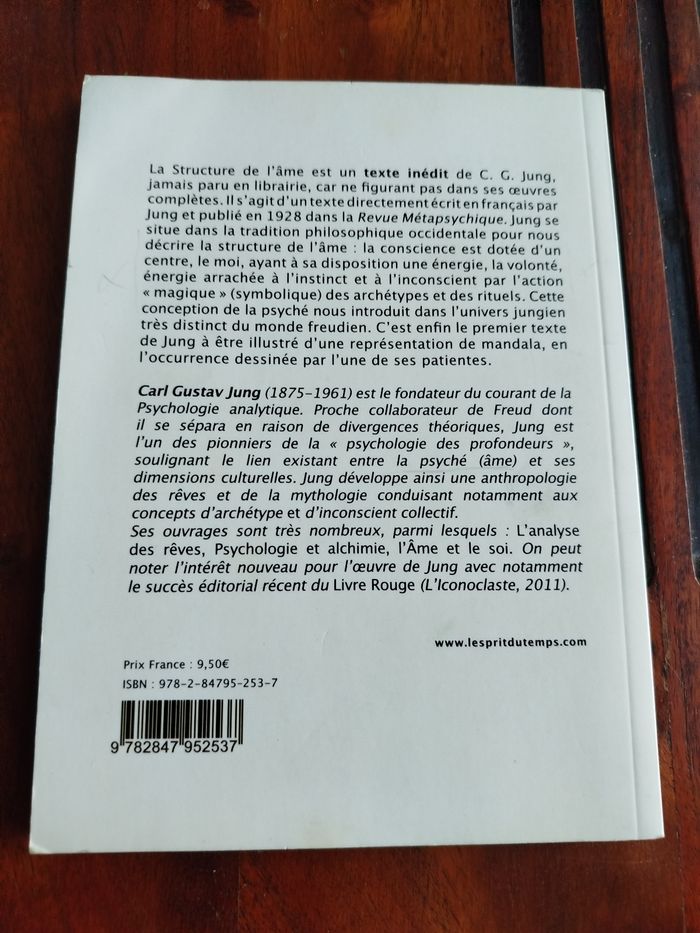 La structure de l âme, texte inédit - photo numéro 2