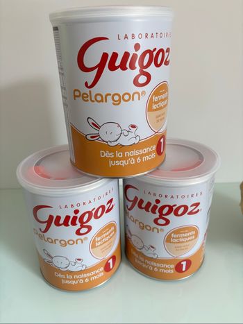 Guigoz pelargon 1er âge