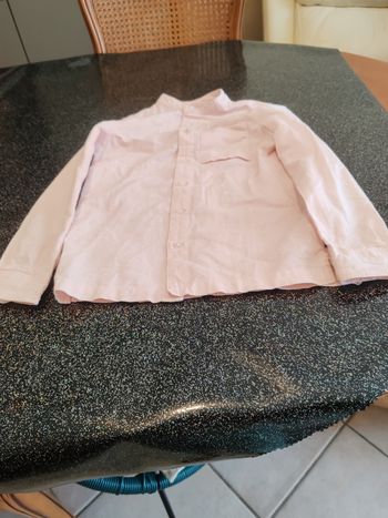 Chemise rose Okaïdi 8 ans 128 cm.