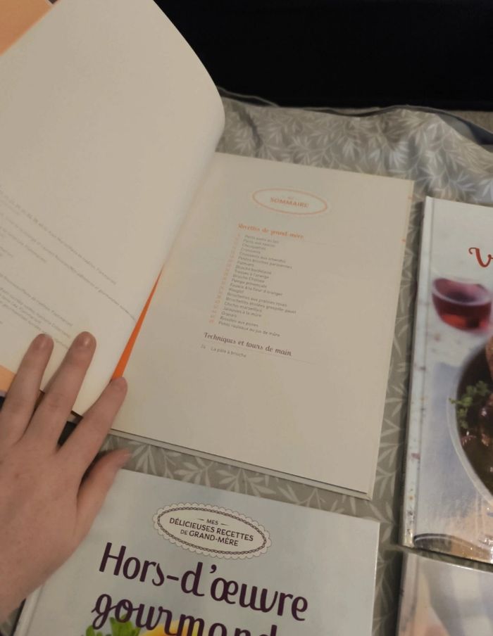 Lot de 4 livres de cuisine mes délicieuses recettes de grands-mères - photo numéro 5