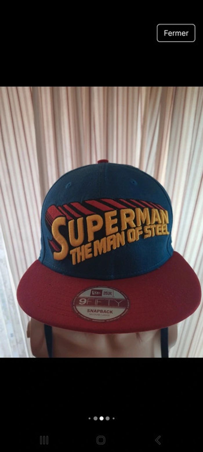 Casquette NewEra Superman the Man of Steel M/L - photo numéro 4