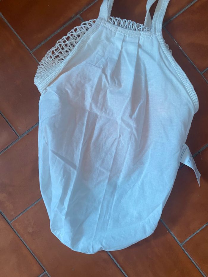Sac filet blanc corail / rose Vanessa Bruno - photo numéro 7