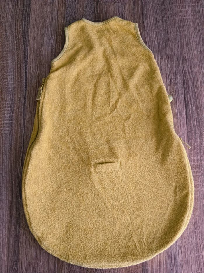 Gigoteuse éponge premier mois jaune vert anis clair 60 cm baby boom - photo numéro 2