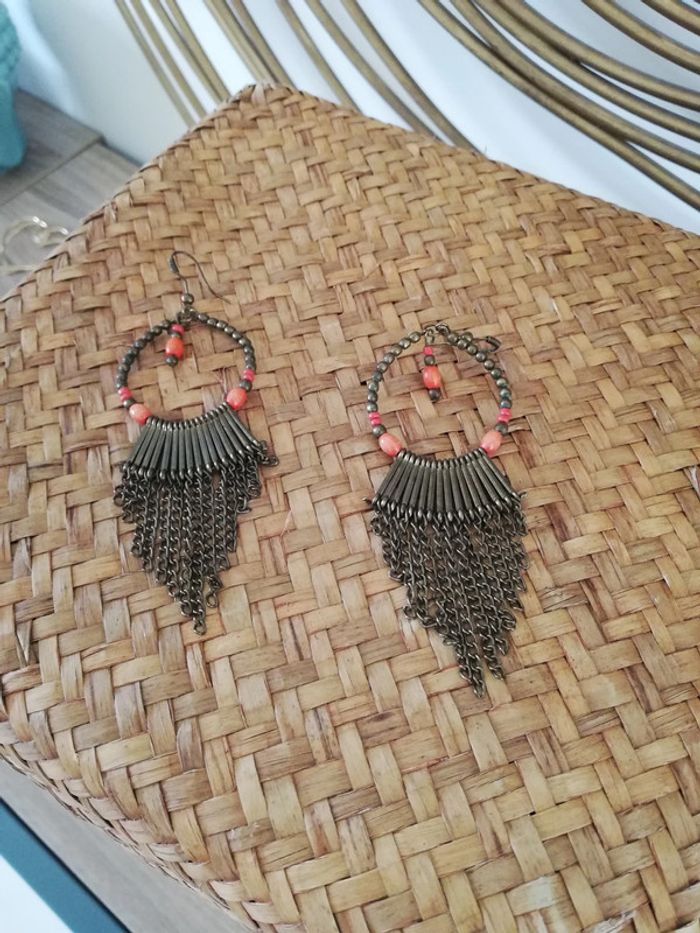 Boucles d'oreilles baroques - photo numéro 1