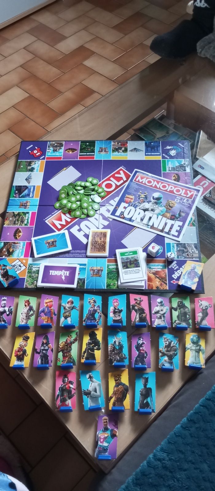 Jeu société Monopoly Fortnite