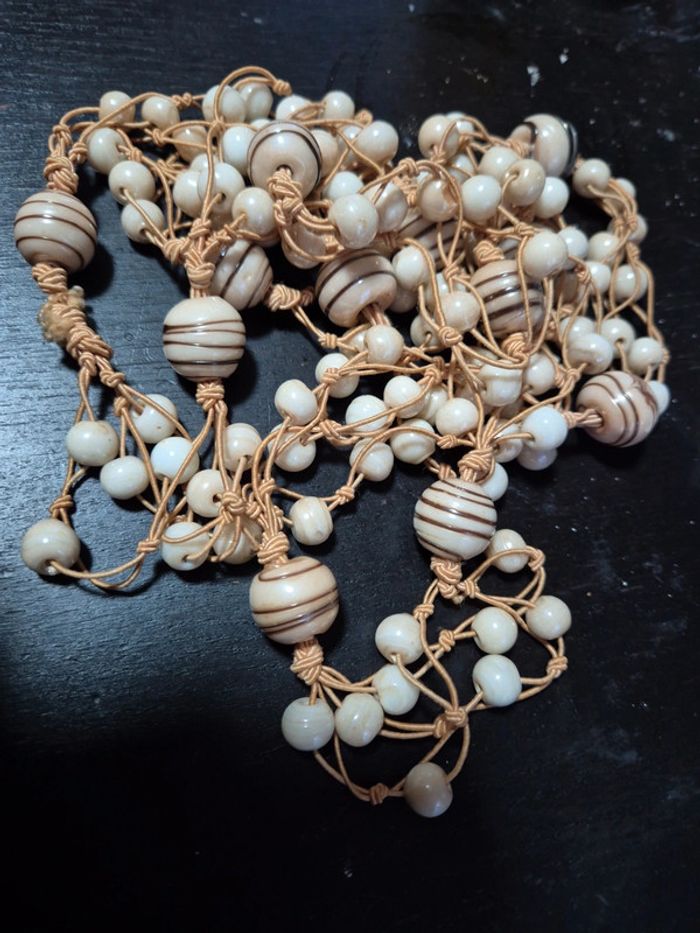 Grand collier de perle - photo numéro 2