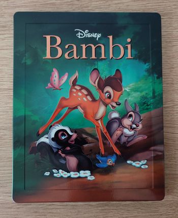 Bambi steelbook Blu-ray Disney Zavvi