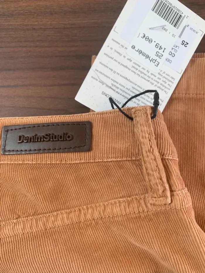 Denim StudioPantalon velours T 25 - photo numéro 3