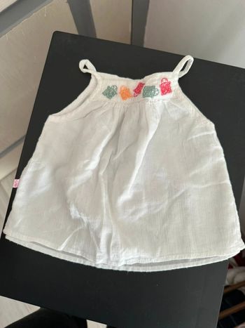 Haut sans manche bébé fille